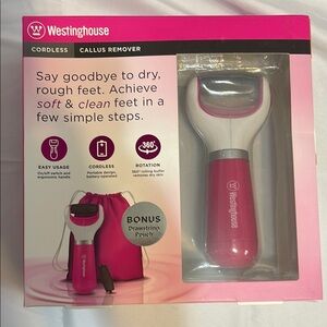 Pink Cordless Callus Remover
